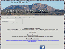 Tablet Screenshot of garagefloorsandmore.net